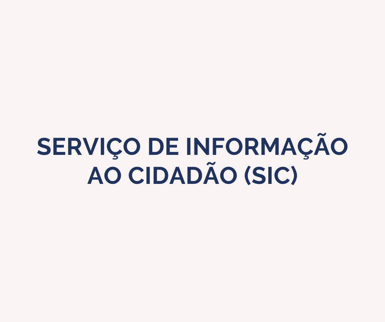 Serviço de Informação ao Cidadão