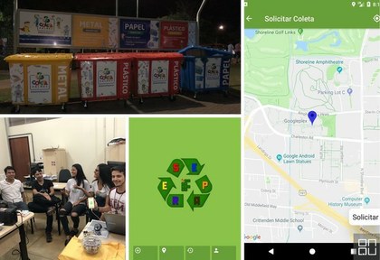 Aplicativo para entrega voluntária de resíduos sólidos