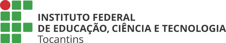 Logo horizontal colorido c/ o nome completo do IFTO