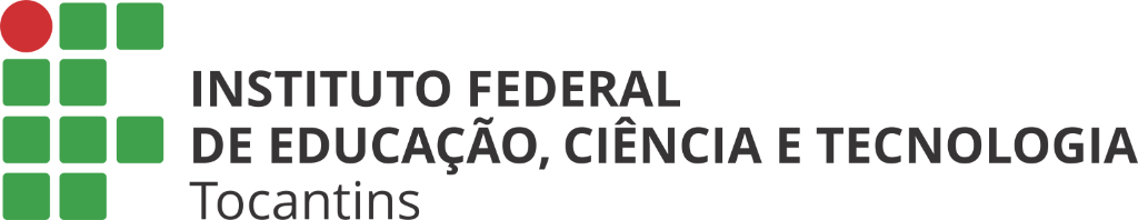 Logo horizontal colorido c/ o nome completo do IFTO