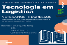 Coordenação convida para discussão sobre novo Projeto de Curso