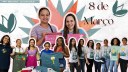 Para cego ver: imagem composta por fotos de mulheres das iniciativas apresentadas na matéria