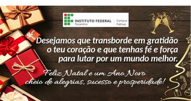 Feliz Natal e um Ano Novo de realizações e paz! 